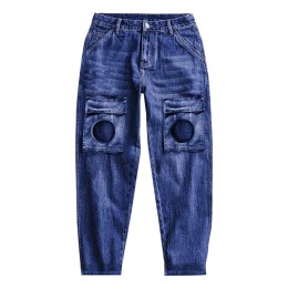 Customized cooling air-conditioning denim long and short pants design with fan charging loose cooling outdoor leisure summer heat welding factory SFP003 Customized cooling air-conditioning denim long and short pants design with fan charging loose cooling outdoor leisure summer heat welding factory SFP003